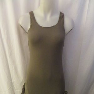 COURAGE.B BROWN SLEEVELESS DRESS S